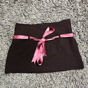 Y2K Lipsy Charlotte Russe Fairy core Brown Mini Skirt Size S
